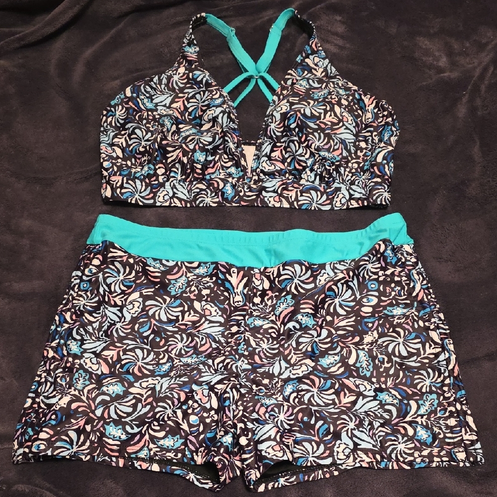 Floral Print Bikini Set